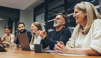 Team collaboration meeting